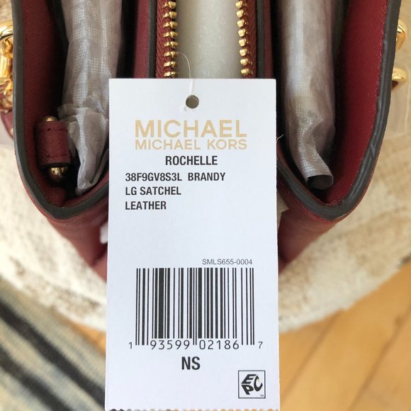 Michael Kors Rochelle Satchel - Style 38F9GV8S3L - Picture 7 of 8